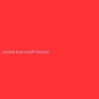 Leichte Kunststoff-Flasche