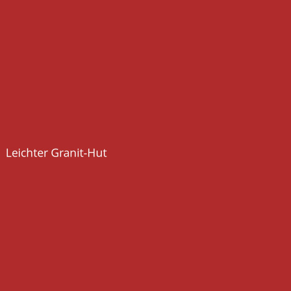 Leichter Granit-Hut