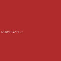 Leichter Granit-Hut