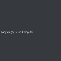 Langlebiger Beton-Computer