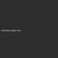 Leichter Leder-Hut