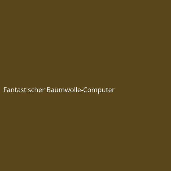 Fantastischer Baumwolle-Computer