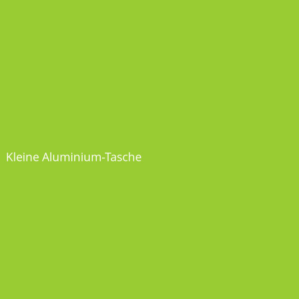 Kleine Aluminium-Tasche
