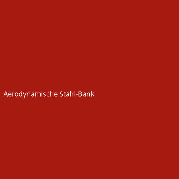 Aerodynamische Stahl-Bank