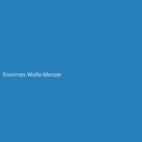 Enormes Wolle-Messer